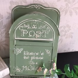Mailbox Shabby chic, green