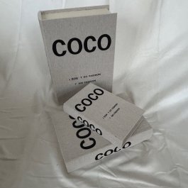 snygga moderiktiga bokgömmor coco i dont do fashion i am fashion coco chanel table books
