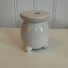 keramik ljusstake handgjord klotformad ljusstake