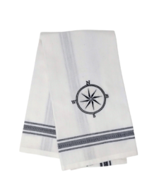 marin kökshandduk kompass textil med svensk design