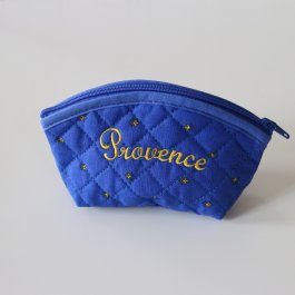 provence make up bag quiltd portmonnaie
